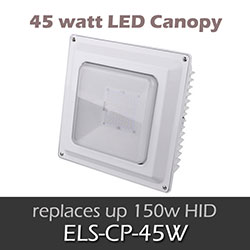 ELS 45 watt LED Canopy Fixture
