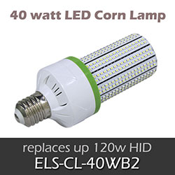 ELS 40 watt LED Corn Lamp