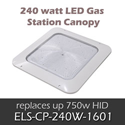 ELS 250 watt LED Gas Station Canopy