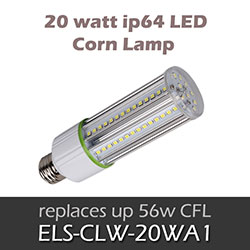 ELS 20 watt IP64 LED Corn Lamp