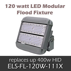 ELS 120 watt LED Modular Flood Fixtures