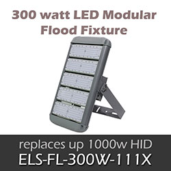 ELS 300 watt LED Modular Flood Fixtures