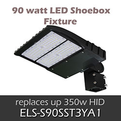 ELS 120 watt LED Shoebox Fixture