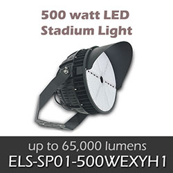 ELS 500 watt LED Stadium Light