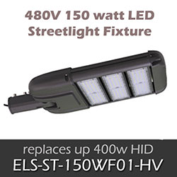 High Voltage 150 watt LED Street Light